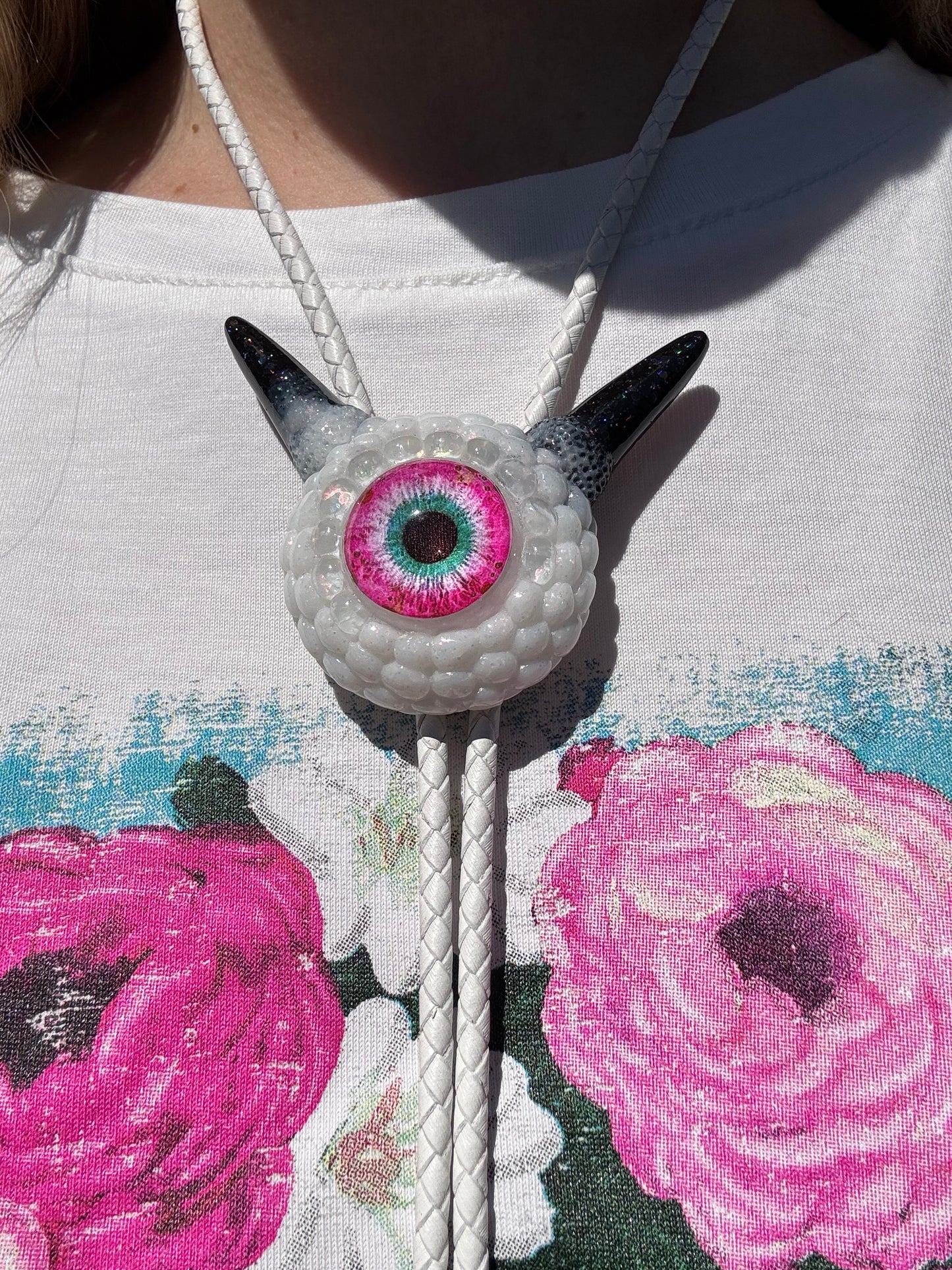 09/07 Monster bolo tie. Model Pointy.