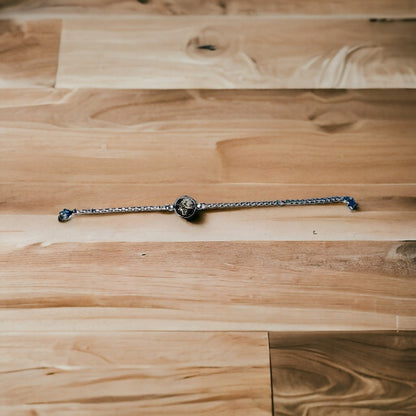 Moon and Star silver bracelet