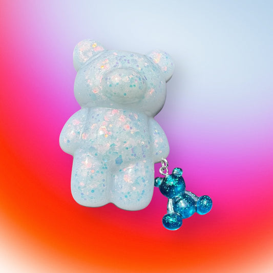 White bear brooch