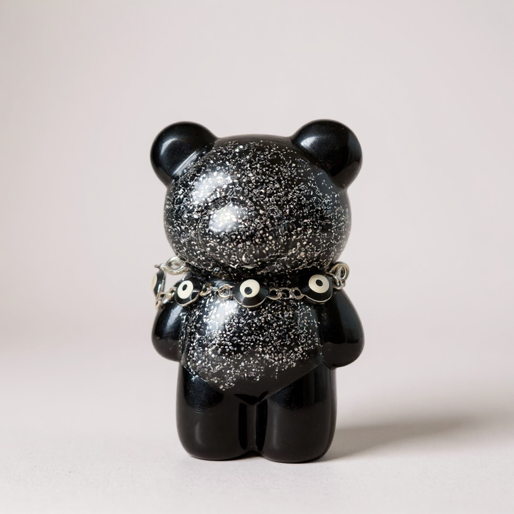 Black bear brooch